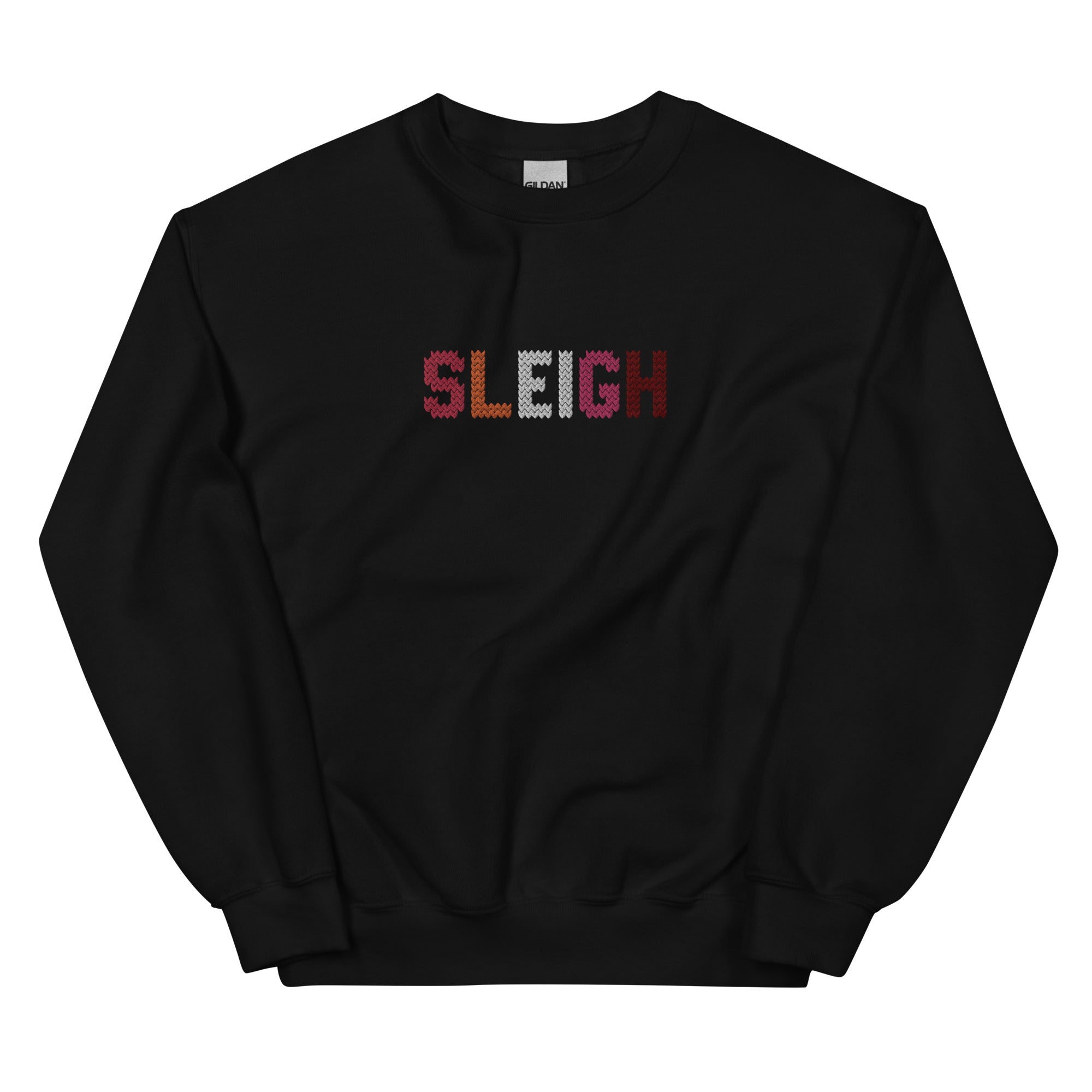 Lesbian Sleigh Embroidered Sweatshirt