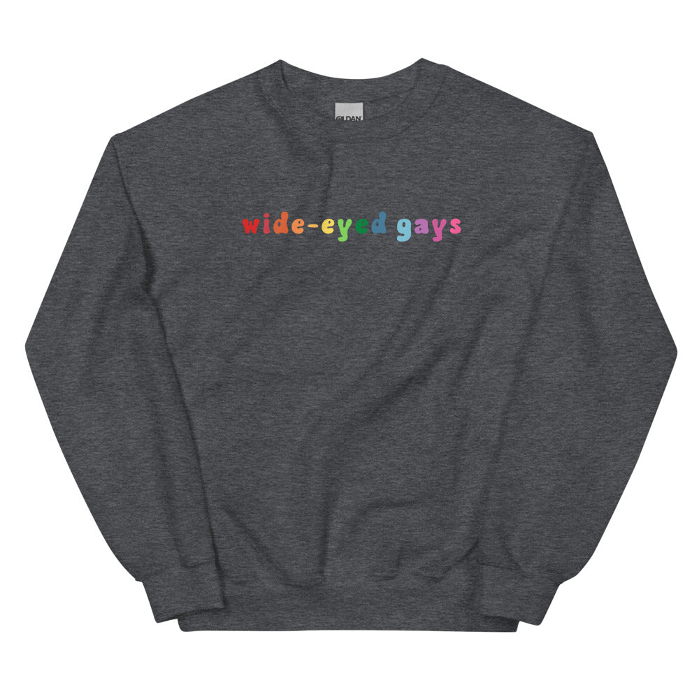 Wide-Eyed Gays Sweatshirt