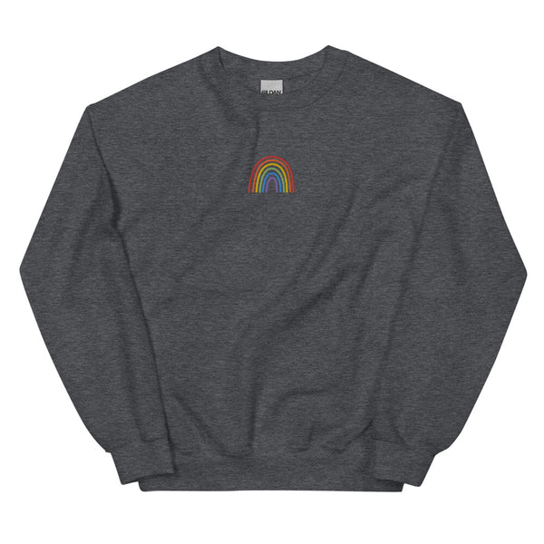 Rainbow Embroidered Sweatshirt