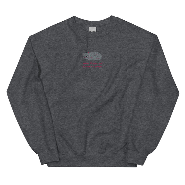 Karma Embroidered Sweatshirt