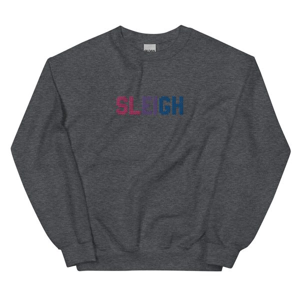 Bisexual Sleigh Embroidered Sweatshirt