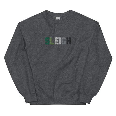 Aromantic Sleigh Embroidered Sweatshirt