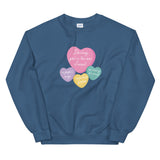 Paper Rings Candy Heart Sweatshirt