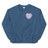 I Forgot That You Existed Candy Heart Sweatshirt