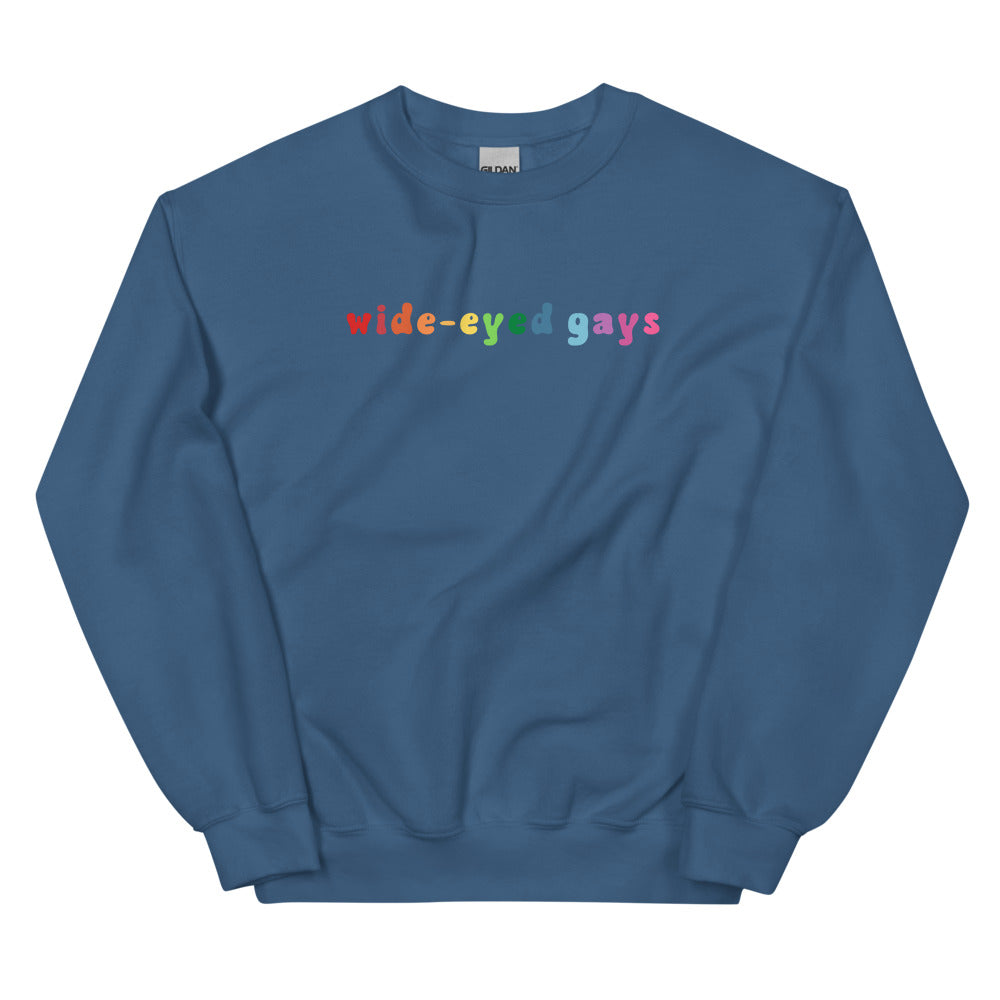 Wide-Eyed Gays Sweatshirt