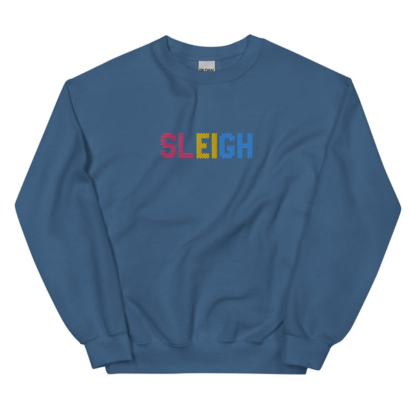 Pansexual Sleigh Embroidered Sweatshirt