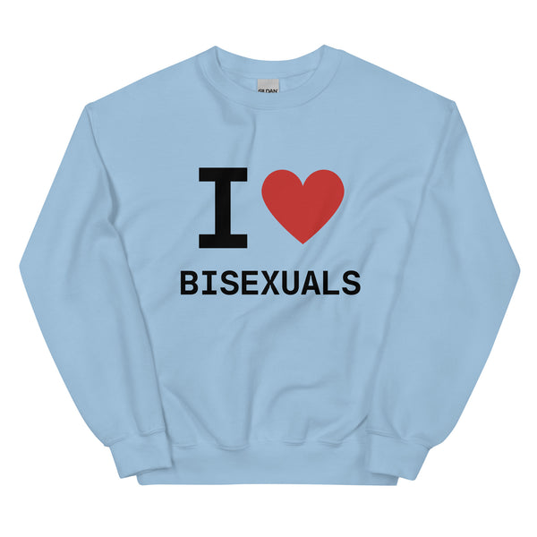 I Heart Bisexuals Sweatshirt