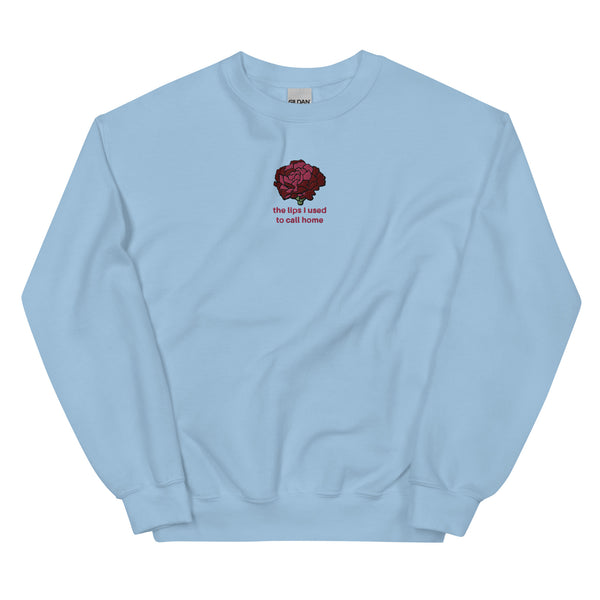 Maroon Embroidered Sweatshirt