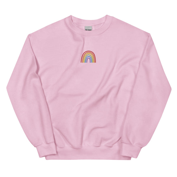 Rainbow Embroidered Sweatshirt