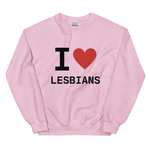 I Heart Lesbians Sweatshirt