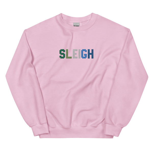 Gay / MLM Sleigh Emrboidered Sweatshirt