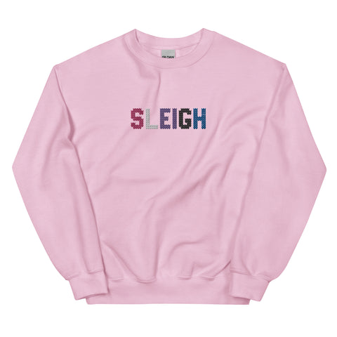 Genderfluid Sleigh Embroidered Sweatshirt