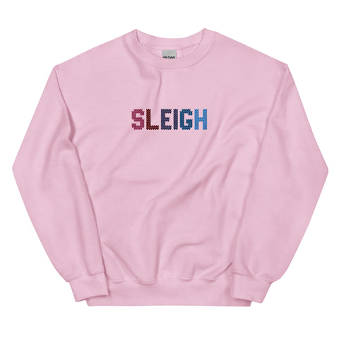 Omnisexual Sleigh Embroidered Sweatshirt