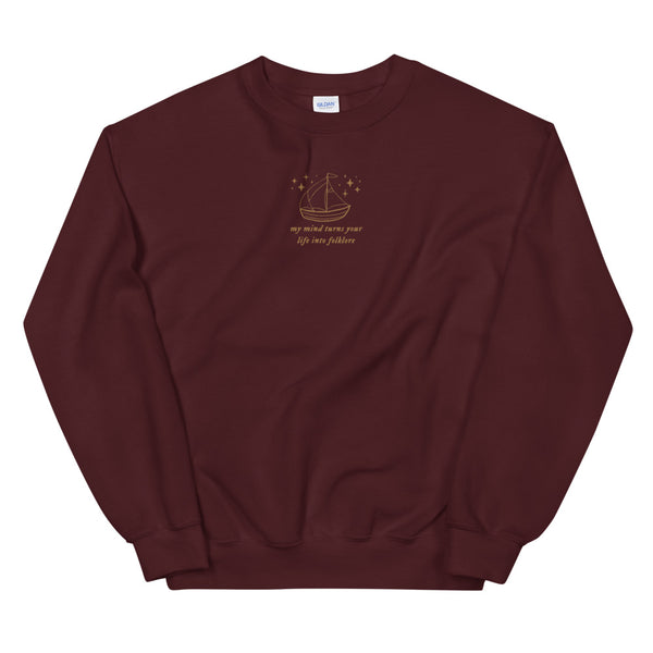 Gold Rush Embroidered Sweatshirt