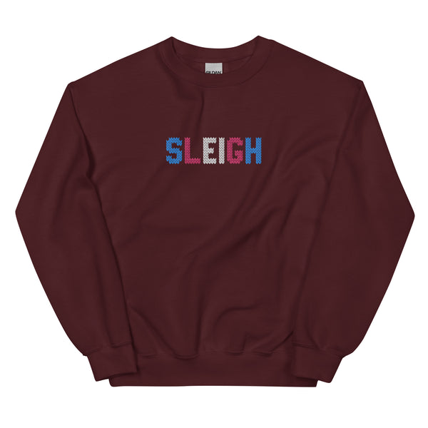 Transgender Sleigh Embroidered Sweatshirt