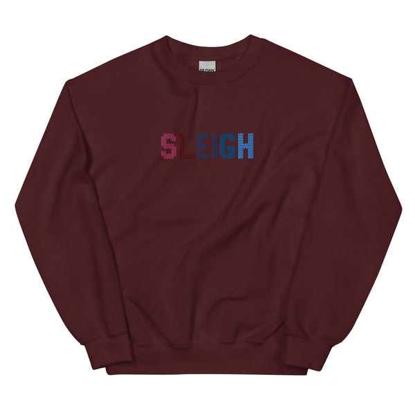 Omnisexual Sleigh Embroidered Sweatshirt