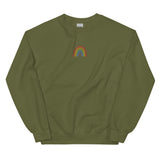 Rainbow Embroidered Sweatshirt