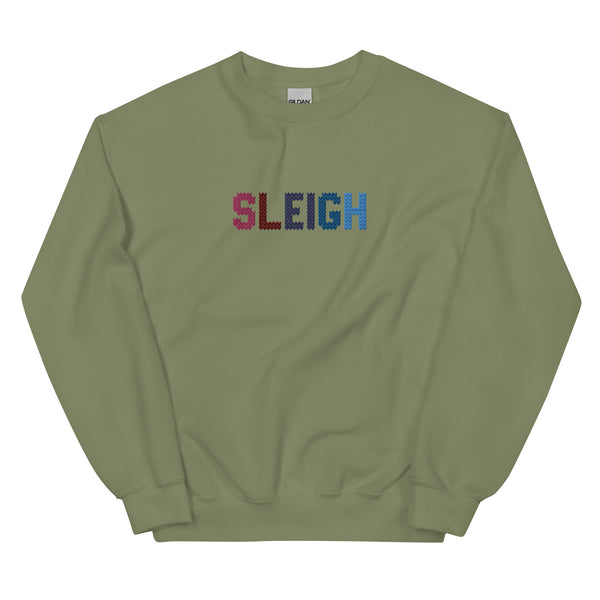 Omnisexual Sleigh Embroidered Sweatshirt