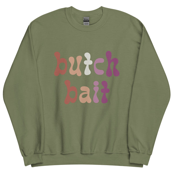 Butch Bait Retro Lesbian Sweatshirt