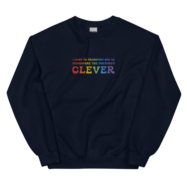 Culture's Clever Embroidered Sweatshirt