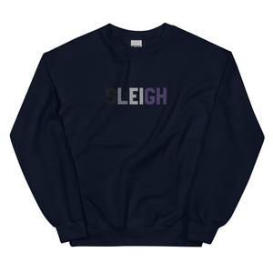 Asexual Sleigh Embroidered Sweatshirt