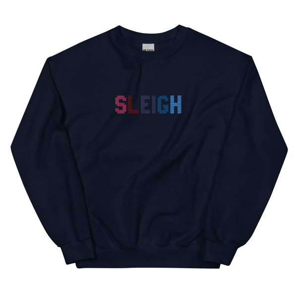 Omnisexual Sleigh Embroidered Sweatshirt