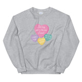 Paper Rings Candy Heart Sweatshirt