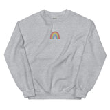 Rainbow Embroidered Sweatshirt