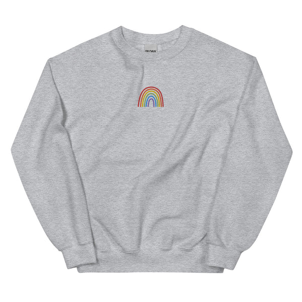 Rainbow Embroidered Sweatshirt