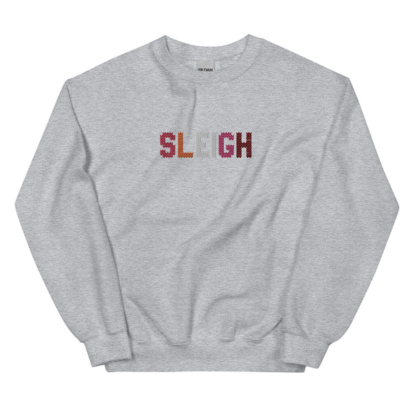 Lesbian Sleigh Embroidered Sweatshirt