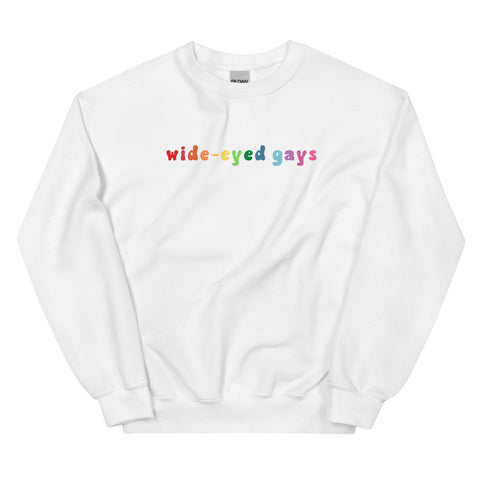 Wide-Eyed Gays Sweatshirt