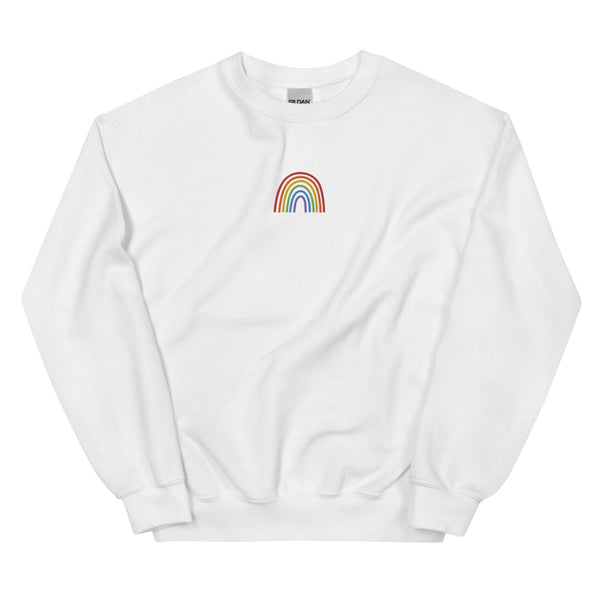 Rainbow Embroidered Sweatshirt