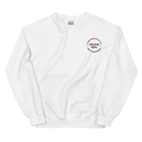 Dream Girl Cotton Candy Embroidered Sweatshirt