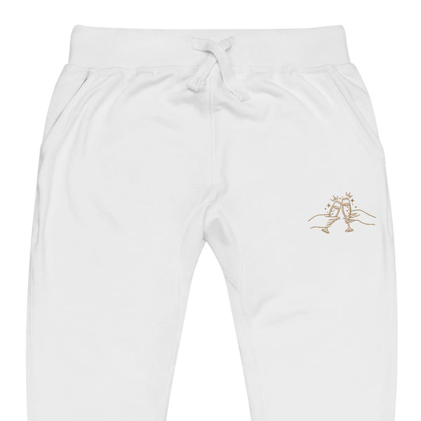 Champagne Problems Embroidered Sweatpants