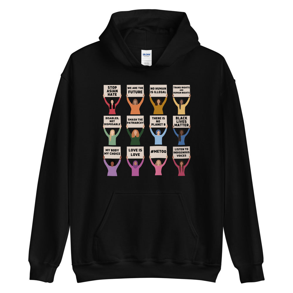 Global Protesting Women Hoodie