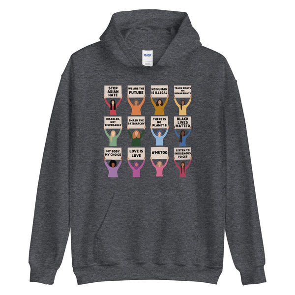 Global Protesting Women Hoodie