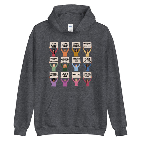 USA Protesting Women Hoodie