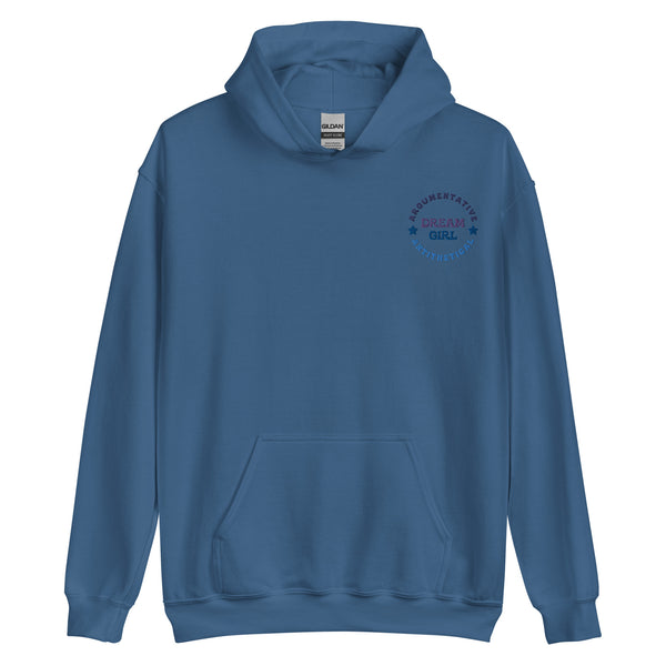 Dream Girl Midnights Blue Embroidered Hoodie