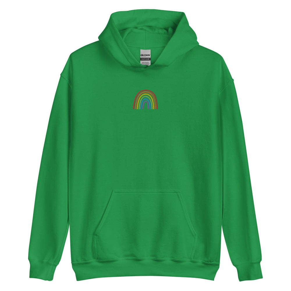 Rainbow Embroidered Hoodie