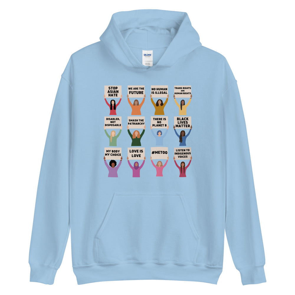Global Protesting Women Hoodie