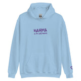 Karma Is My Girlfriend Embroidered (Heart On Sleeve) Hoodie