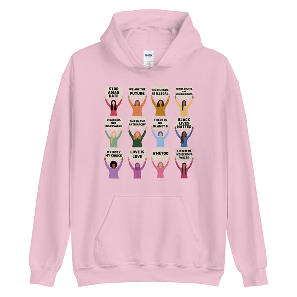 Global Protesting Women Hoodie
