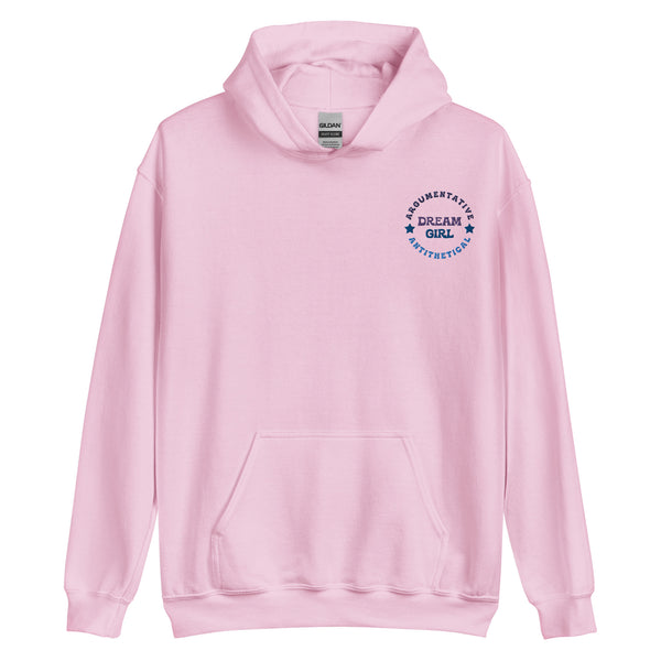 Dream Girl Midnights Blue Embroidered Hoodie