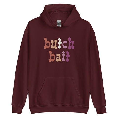 Butch Bait Retro Lesbian Hoodie