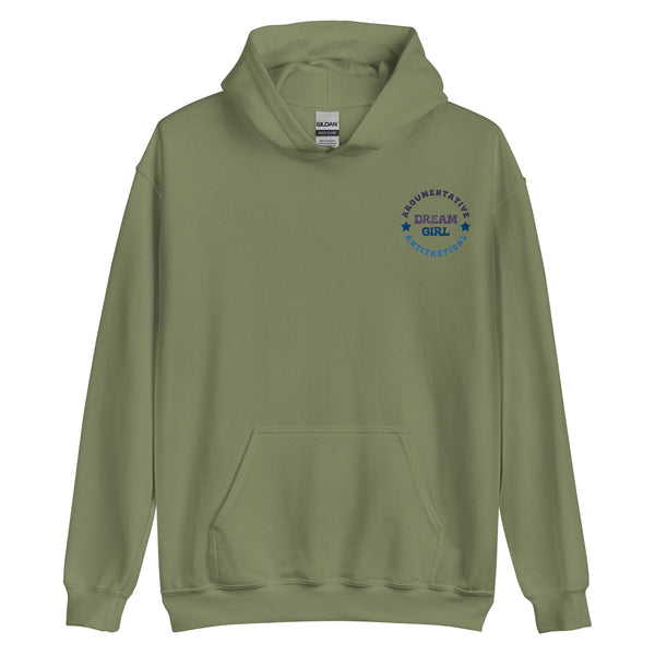 Dream Girl Midnights Blue Embroidered Hoodie