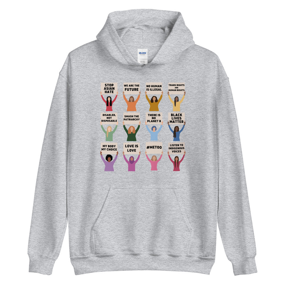 Global Protesting Women Hoodie