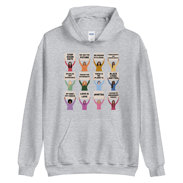 Global Protesting Women Hoodie