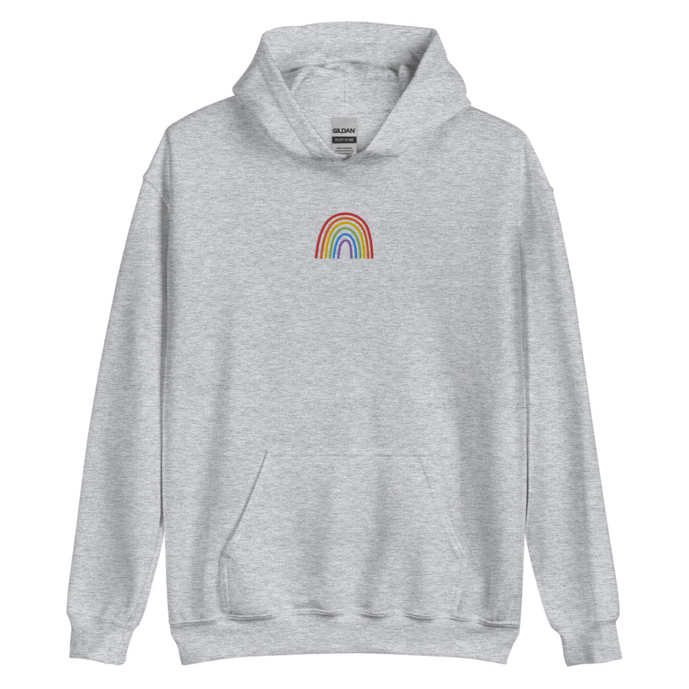 Rainbow Embroidered Hoodie