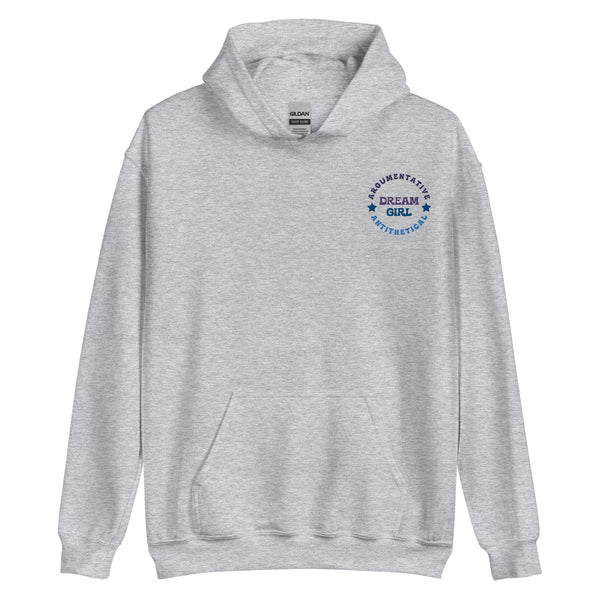 Dream Girl Midnights Blue Embroidered Hoodie