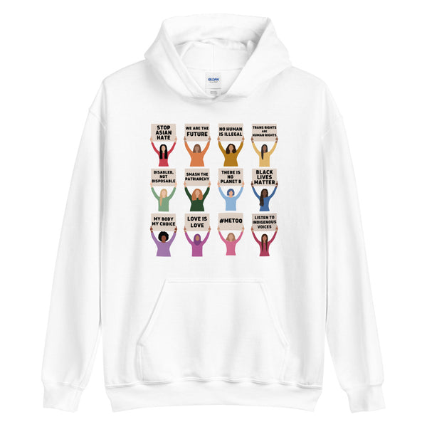 Global Protesting Women Hoodie